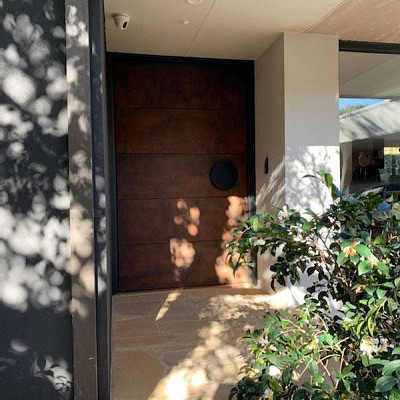Contemporary Renovation Front door exterior quality finish Eaglemont